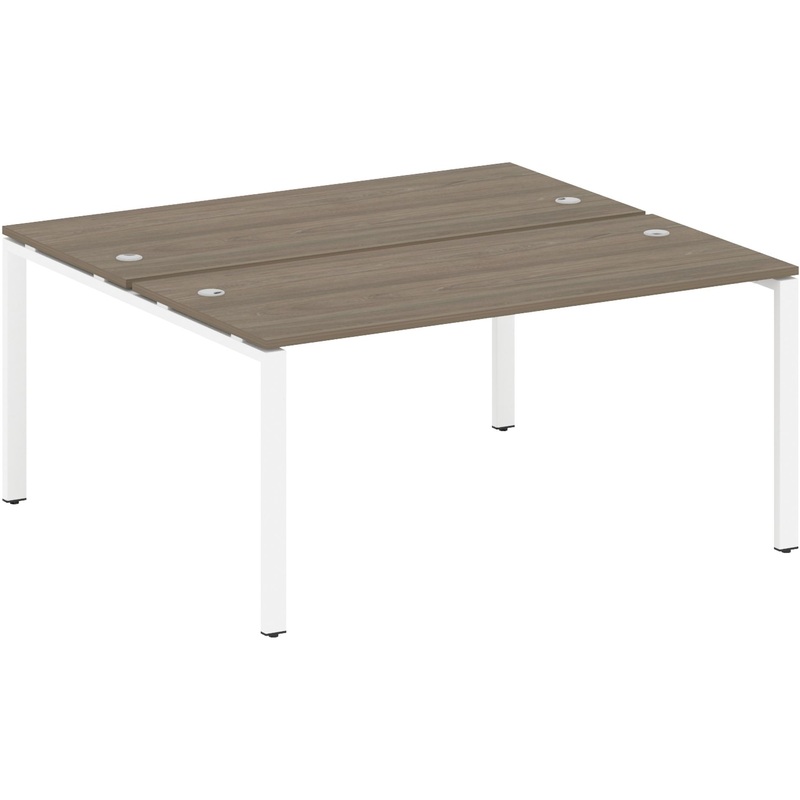 Изображение товара Рабочая станция Metal System Style БП.РАС-СП-2.4 в цвете вяз благородный/белый для офиса