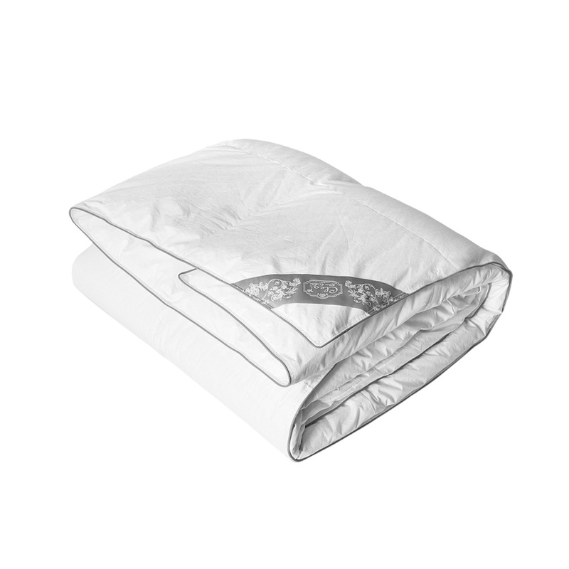 Изображение товара Одеяло евро Cleo 200х220 см стёганое с кантом белое всесезонное