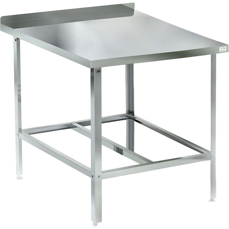 Изображение товара Профессиональный разделочный стол Кобор СРБ-60/60/430 из нержавеющей стали с регулируемыми ножками