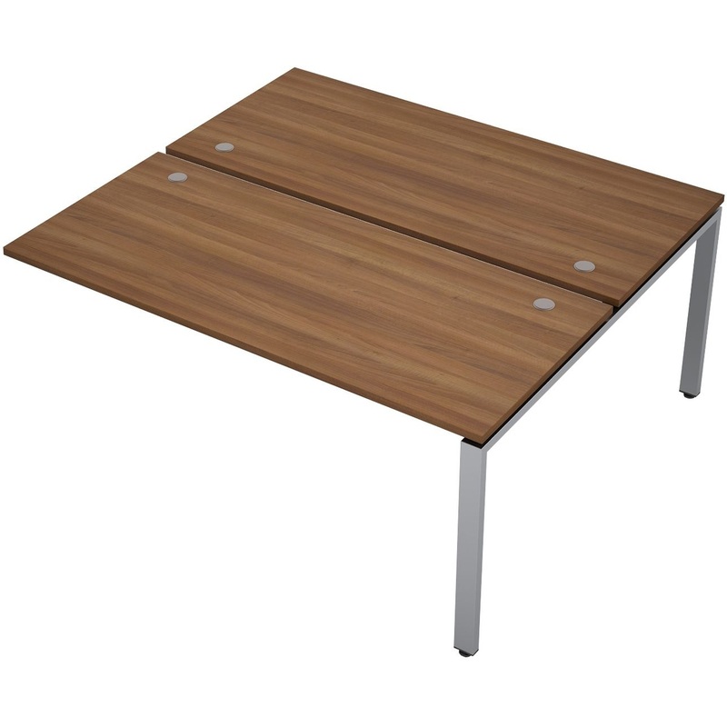 Изображение товара Рабочая станция Avance 6МБК 6284 двухместная с металлокаркасом и пвх кромкой