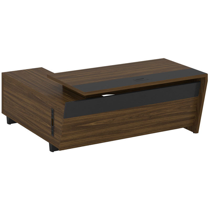 Изображение товара Офисный угловой стол Corner COR.SRT-18 с тумбой и кабель-каналом