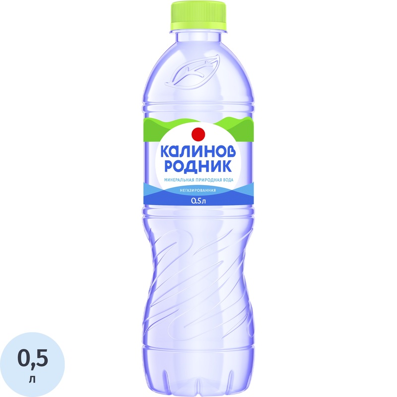 Изображение товара Вода минеральная Калинов Родник столовая негазированная 0.5 л
