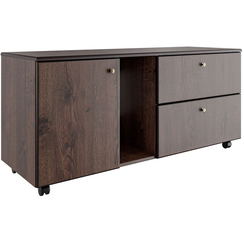 Изображение товара Тумба подкатная Bern BRN8620004 с центральным замком дуб апрельский 1450х500х760 мм