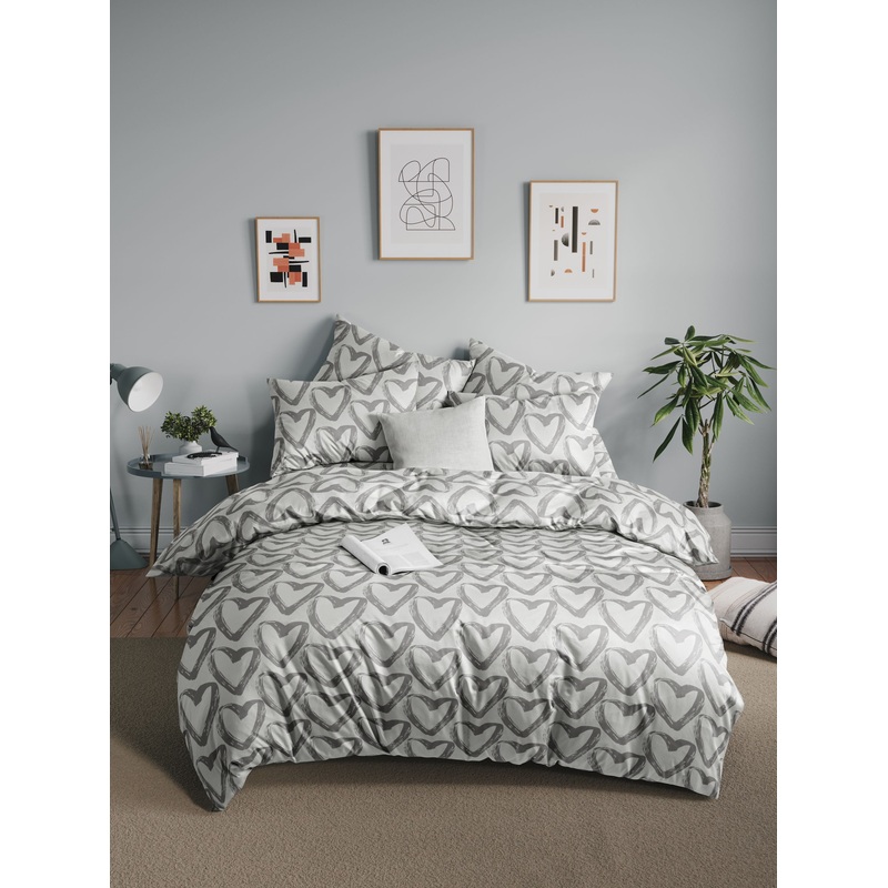 Изображение товара Комплект постельного белья Guten Morgen In love евро бязь 70x70 см