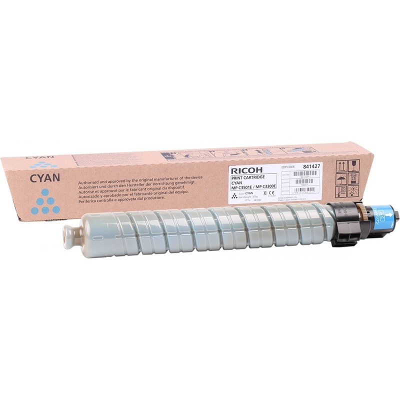 Изображение товара Оригинальный голубой лазерный картридж Ricoh MP C3501E для Aficio моделий