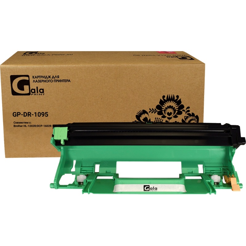 Изображение товара Драм-картридж GalaPrint GP_DR-1095_Drum 3400 для Brother чёрный совместимый