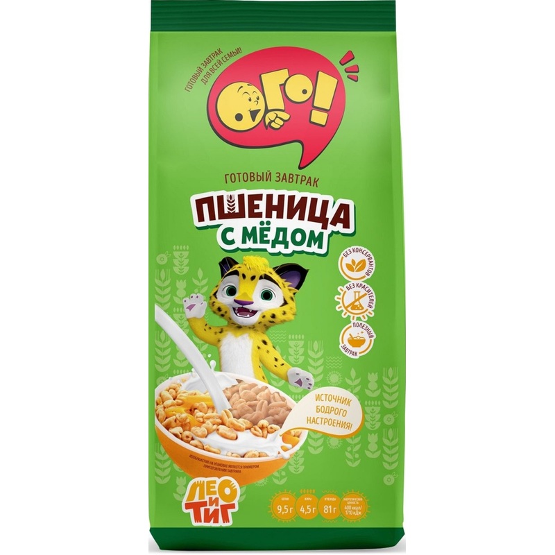 Изображение товара Пшеница воздушная Ого! с мёдом 150 г