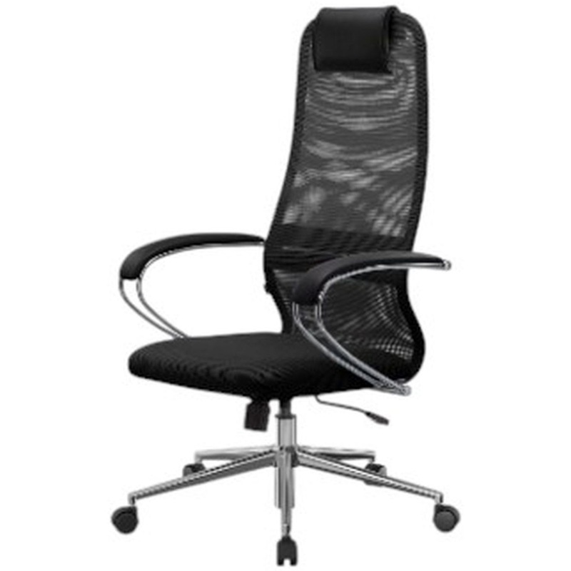 Изображение товара Кресло Ergolife Sit 8 чёрное/хром (сетка, металл) Изображение товара Кресло Ergolife Sit 8 чёрное/хром (сетка, металл)