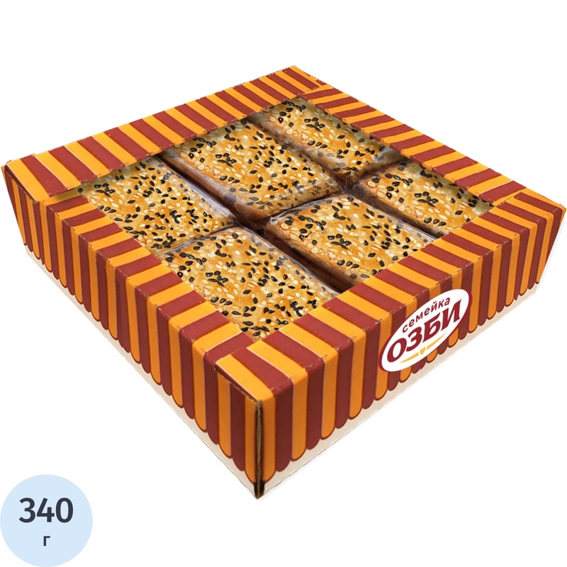 Изображение товара Печенье затяжное Семейка Озби с кунжутом 340 г Россия