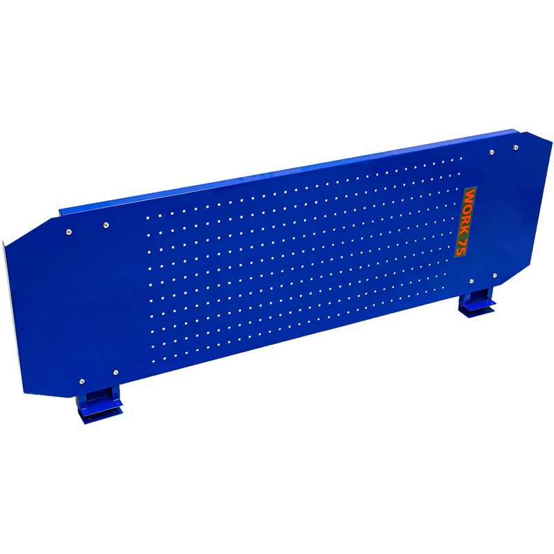 Изображение товара Экран для верстака КМК Work 75 W1500 синего цвета размер 1446х532х53 мм