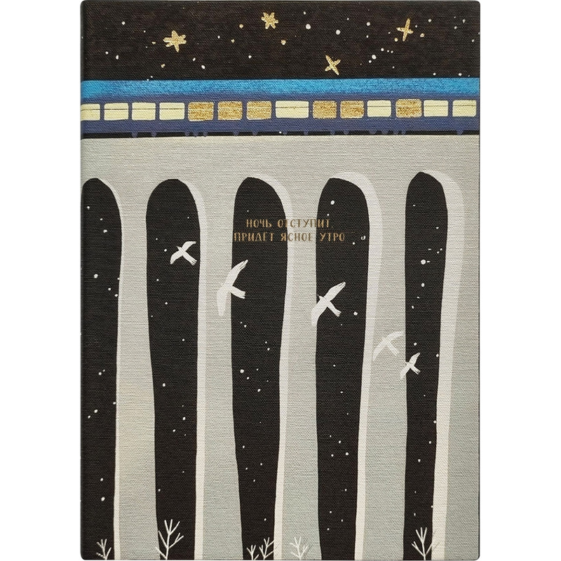 Изображение товара Ежедневник ночное небо Nightfall 2026 искусственная кожа А5 176 листов