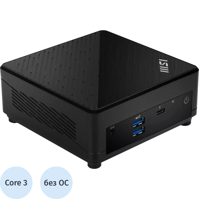 Изображение товара Мини ПК MSI Cubi 5 Core 3 1200 МГц, компактный офисный компьютер