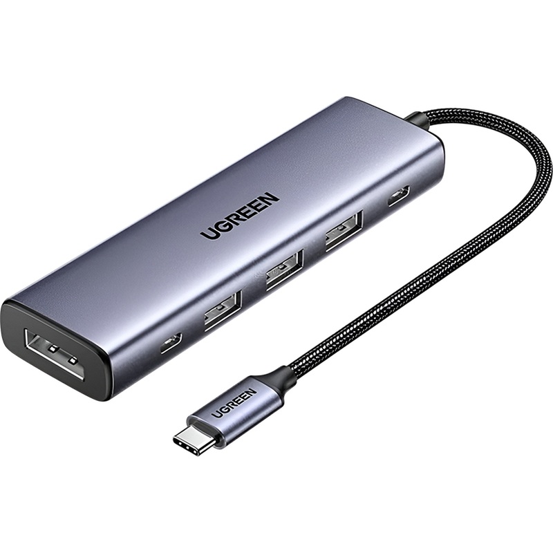 Изображение товара Разветвитель USB Type-C на 5 портов Ugreen CM511 с DisplayPort и быстрой зарядкой