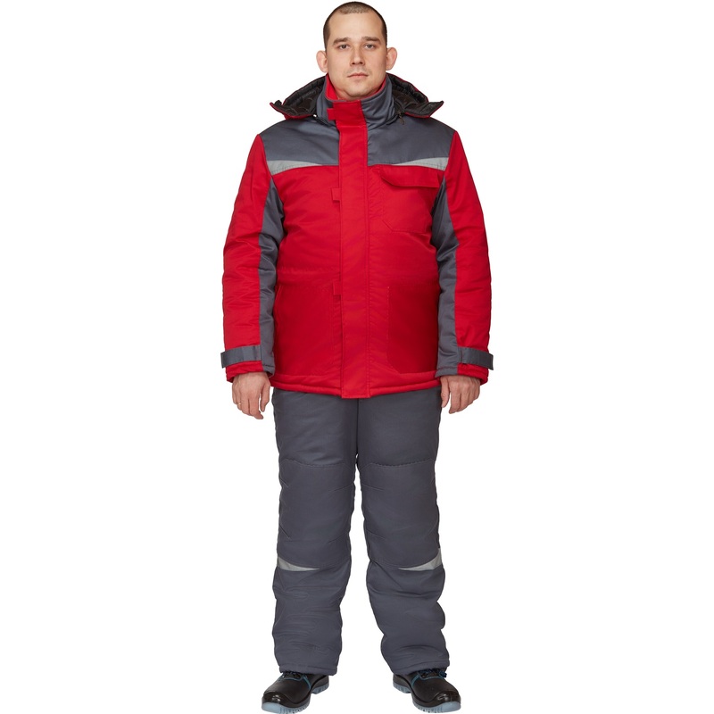 Изображение товара Зимний рабочий мужской костюм с защитой и утеплителем 48-50 размера