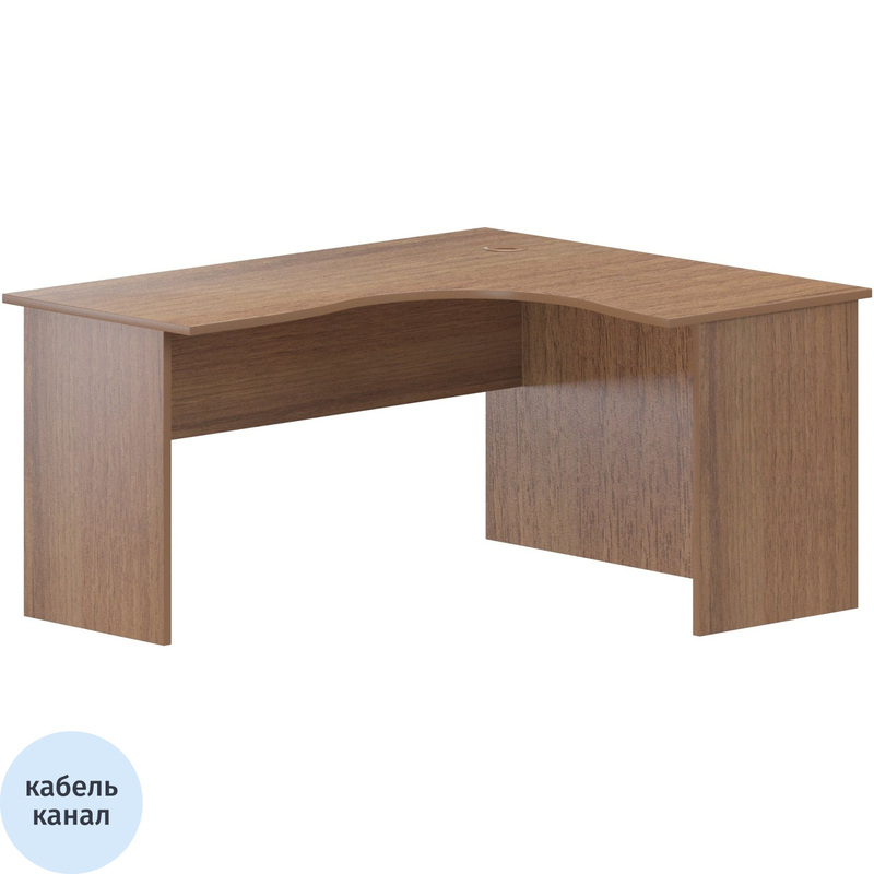 Изображение товара Стол эргономичный Арго А-204.60 правый орех гварнери 1400х1200х760 мм