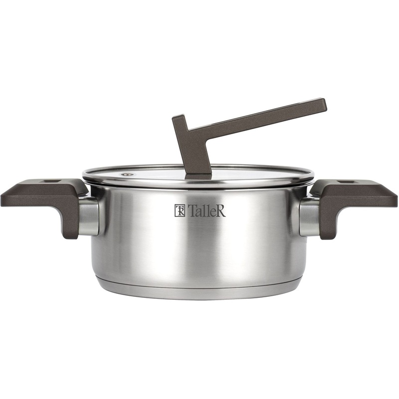 Изображение товара Кастрюля из нержавеющей стали 1.4 л TalleR TR-17306 с крышкой, индукция