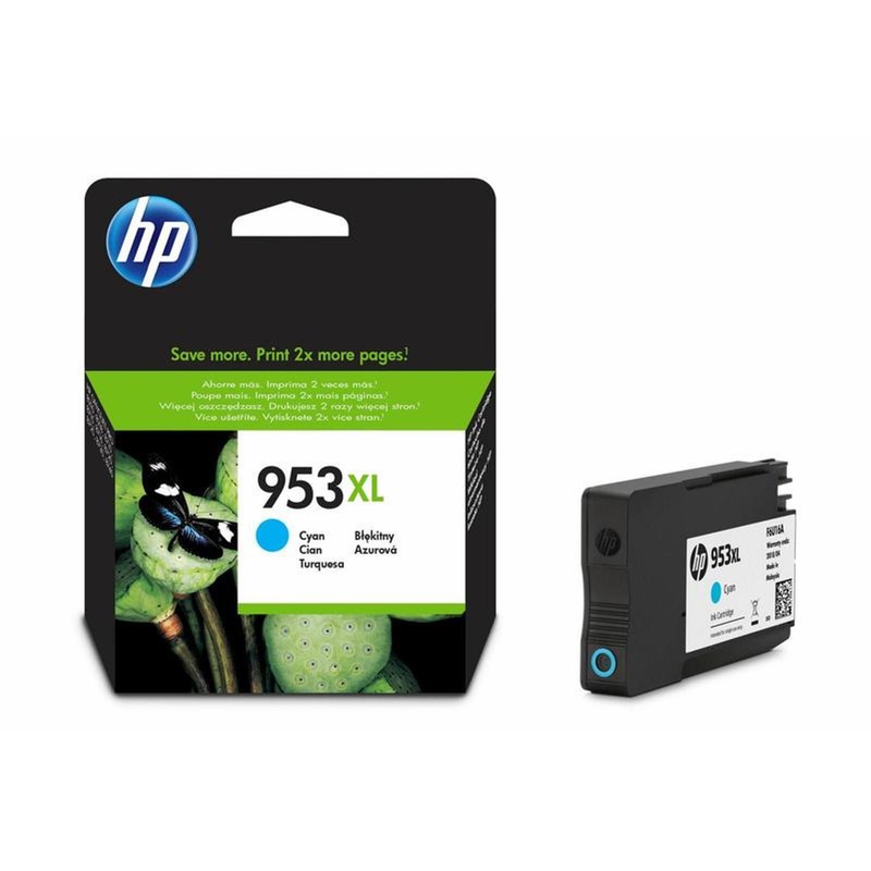 Изображение товара Уценка. Картридж струйный HP 953XL F6U16AE голубой оригинальный повышенной ёмкости Изображение товара Уценка. Картридж струйный HP 953XL F6U16AE голубой оригинальный повышенной ёмкости