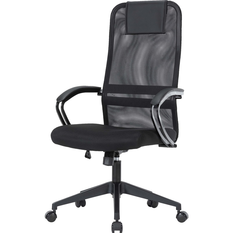 Изображение товара Кресло для руководителя Chairman CH612 черное экокожа/сетка