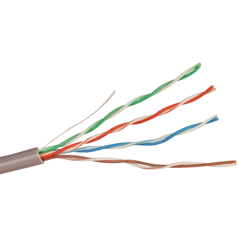 Изображение товара Кабель витая пара ExeGate UTP4-C5e-CU-S26-IN-PVC-GY-305 305 м Cat 5e