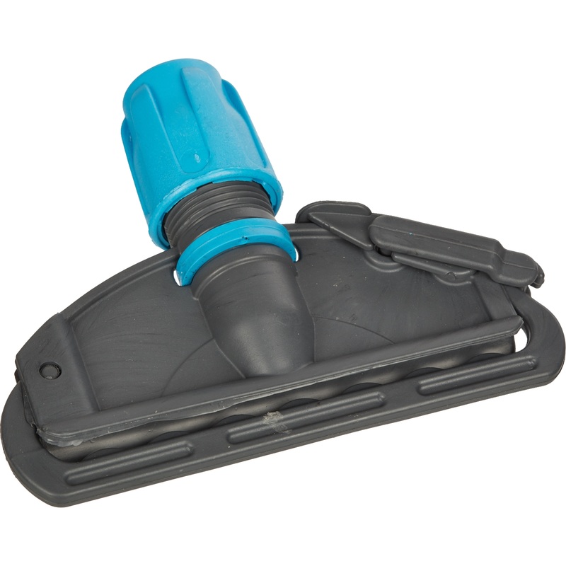 Изображение товара Держатель МОПа A-VM 15x13 см пластиковый серо-синий для швабры Кентукки