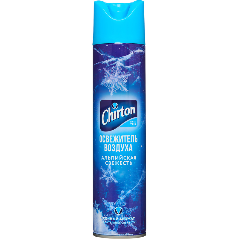Изображение товара Освежитель воздуха Chirton Альпийская свежесть 300 мл аэрозоль для дома и ванной