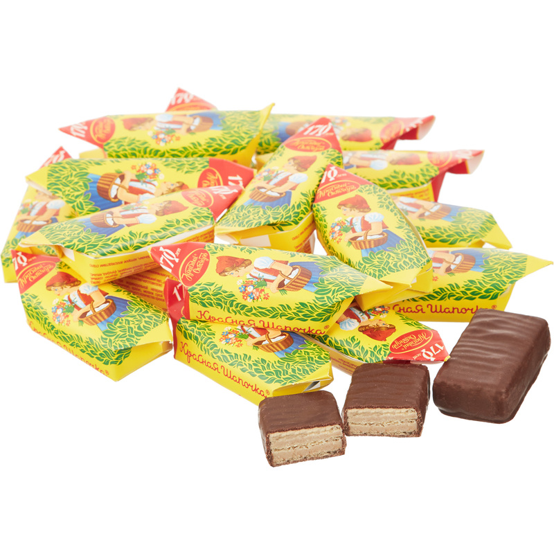 Изображение товара Конфеты шоколадные Красный Октябрь Красная шапочка 4 кг голубая упаковка