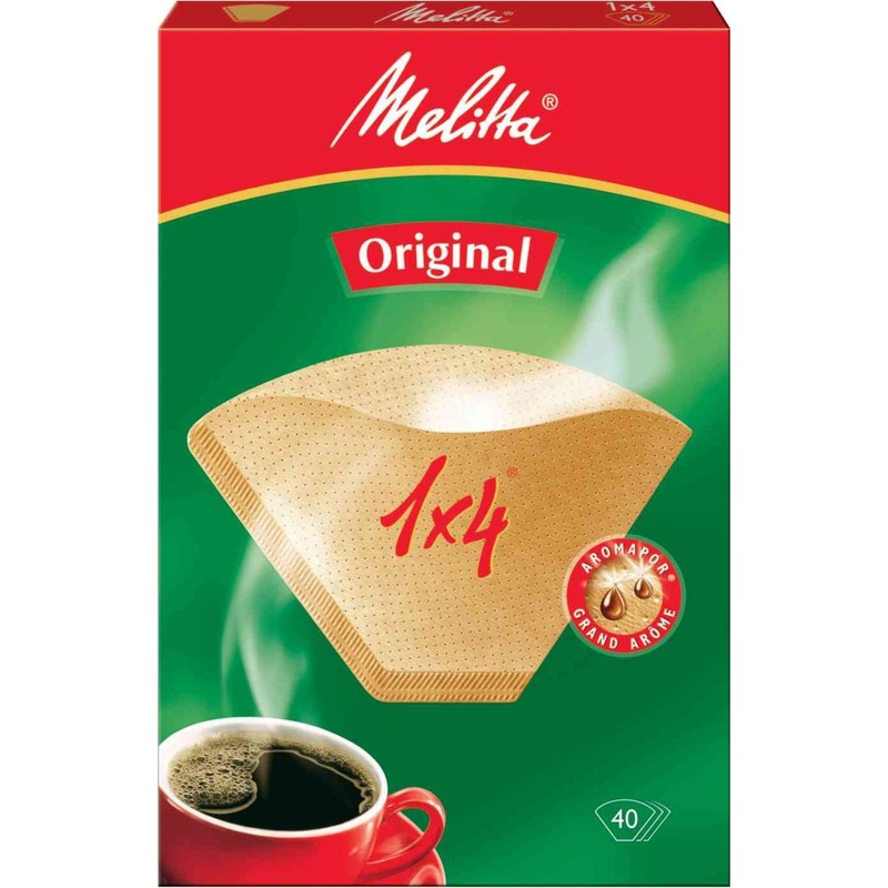 Изображение товара Фильтр для кофеварки Melitta 40 шт. Aromapor коричневый