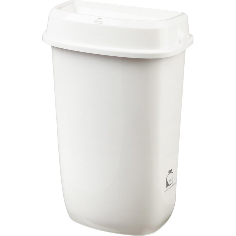 Изображение товара Контейнер для мусора подвесной Luscan Professional 12 л пластик белый (51.8x32.8x19.5 см)