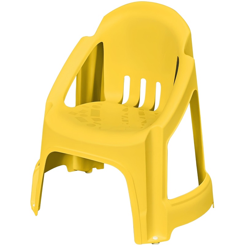 Изображение товара Детский пластиковый стул Sheffilton Kids желтый для ростовой группы 2