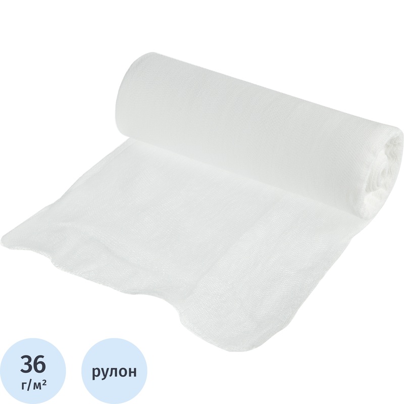 Изображение товара Медицинская марля Ньюфарм 90 см x 10 м плотность 36 г/кв.м для перевязки