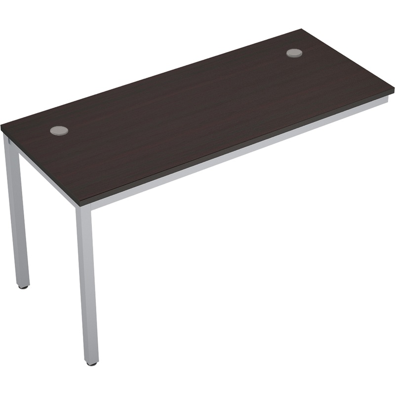 Изображение товара Элемент Avance 6МБК.169 венге и алюминий матовый для офисов 1400х600х750 мм