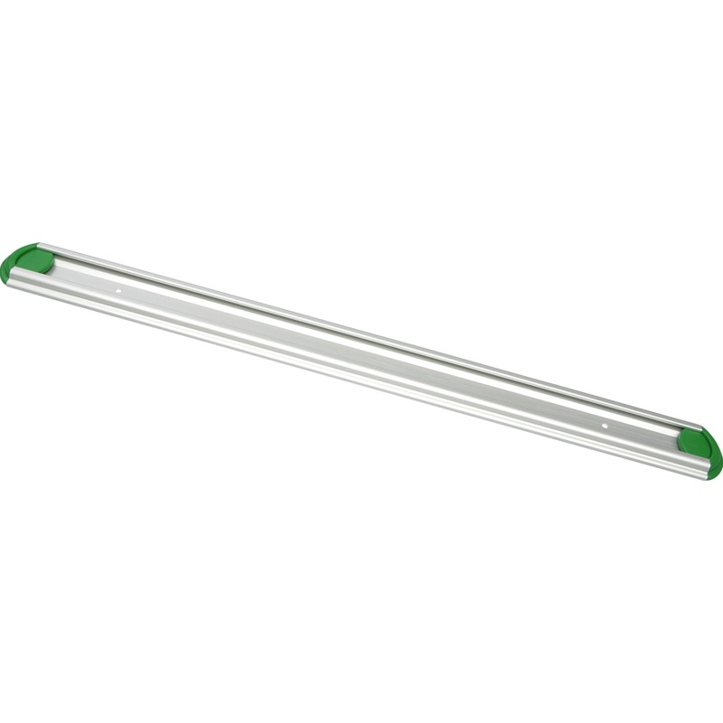 Изображение товара Рейлинг для хранения инвентаря настенный FBK алюминий зелёный (длина 500 мм)