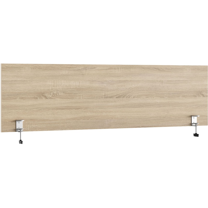 Изображение товара Экран к столу Комус Мебель (Easy to lead) Easy One с креплением фронтальный (дуб сонома, 1600x18х450 мм)