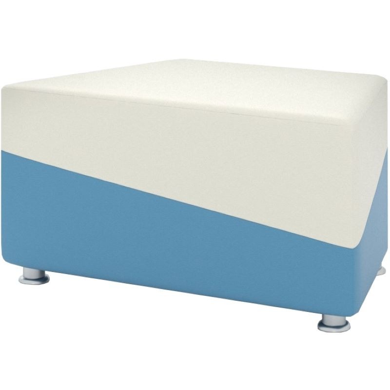 Изображение товара Модуль диван прямой Lines 1-М 1P4R одноместный правый синий/белый