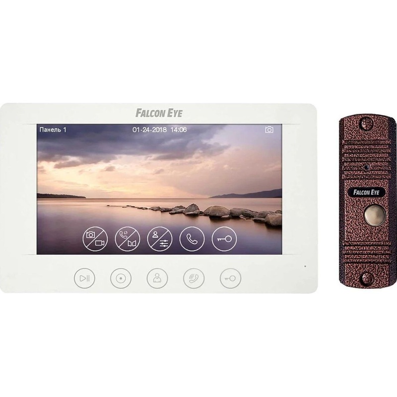 Изображение товара Комплект видеодомофона Falcon Eye KIT Space HD Wi-Fi 7-дюймовый цветной