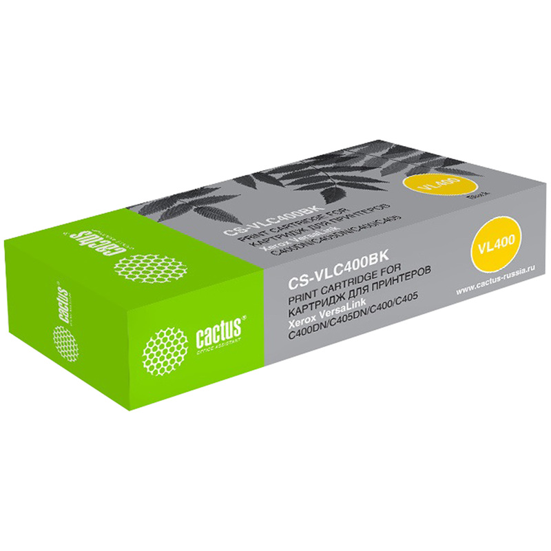 Изображение товара Лазерный картридж Cactus CS-VLC400BKRU 106R03532 для Xerox 10500 страниц