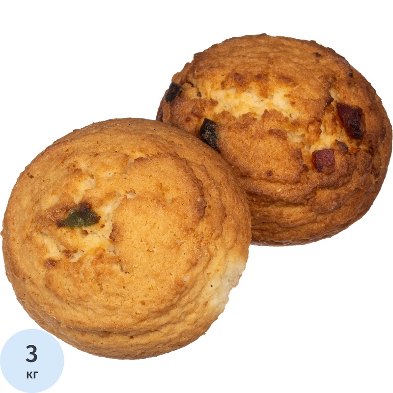 Изображение товара Печенье сдобное Тульская Академия творожное с цукатами 3 кг