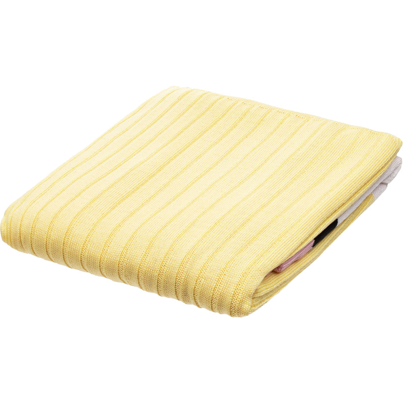 Изображение товара Плед Very Marque Friolenta полушерсть 110x170 см жёлтый/розовый