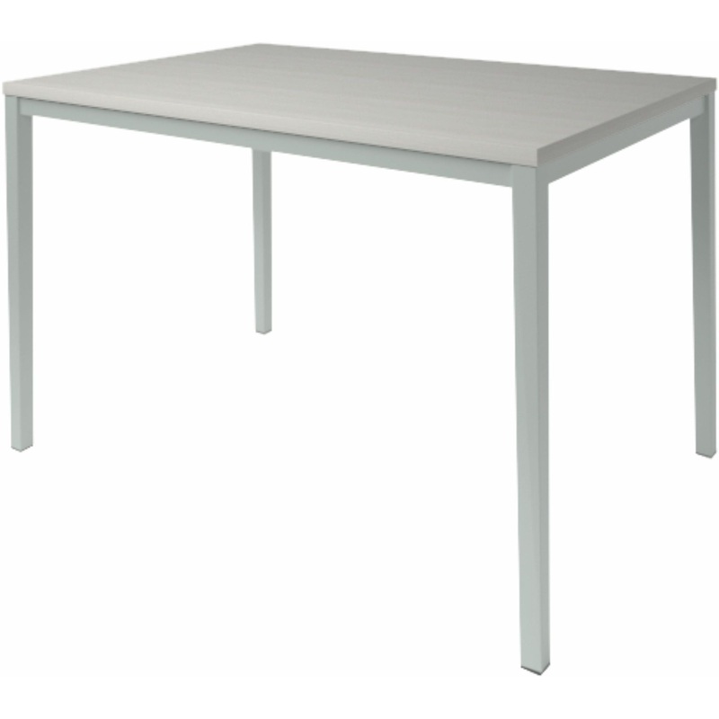 Изображение товара Обеденный стол Итан из дуба и серого металла 120x80 см