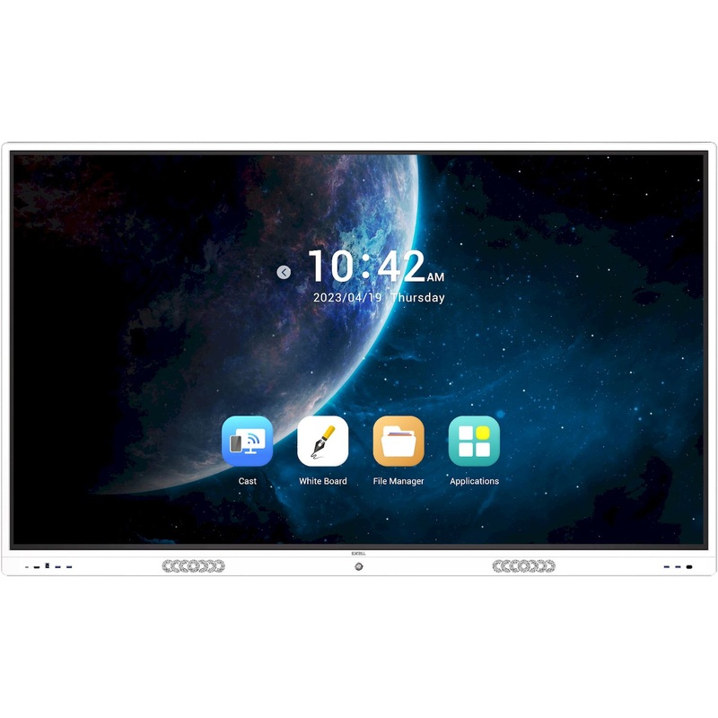 Изображение товара Интерактивная панель 75'' ExellTECH EXID-751AM с компьютером OPS и 4K разрешением
