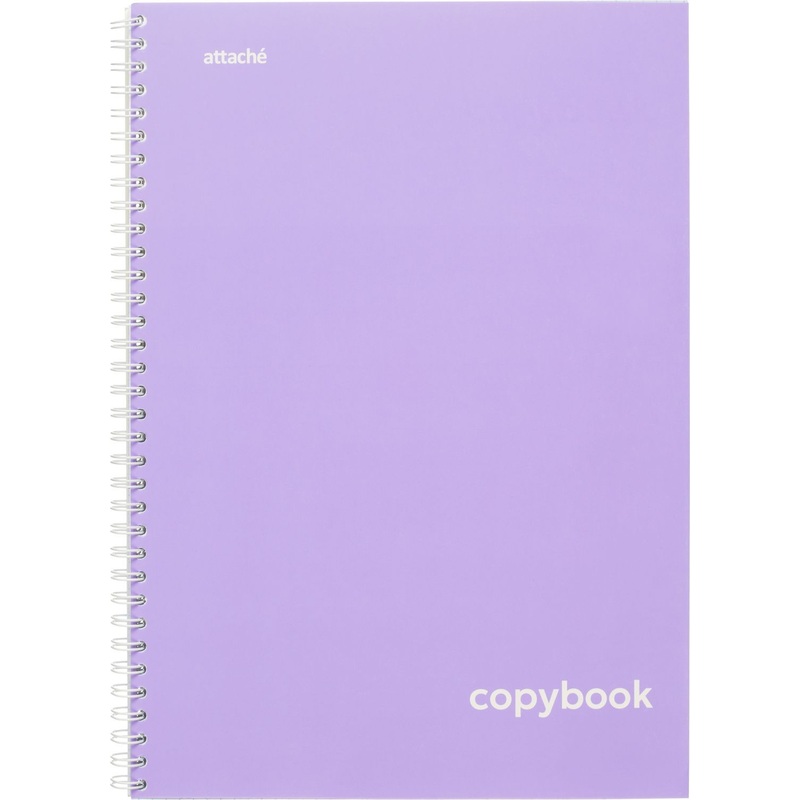 Изображение товара Бизнес-тетрадь Attache Акварель А4 96 листов фиолетовая с клеткой для деловых записей