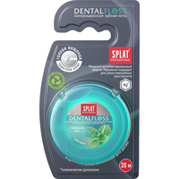 Зубная нить Splat DentalFloss мятная тонкая с волокнами серебра 30 м