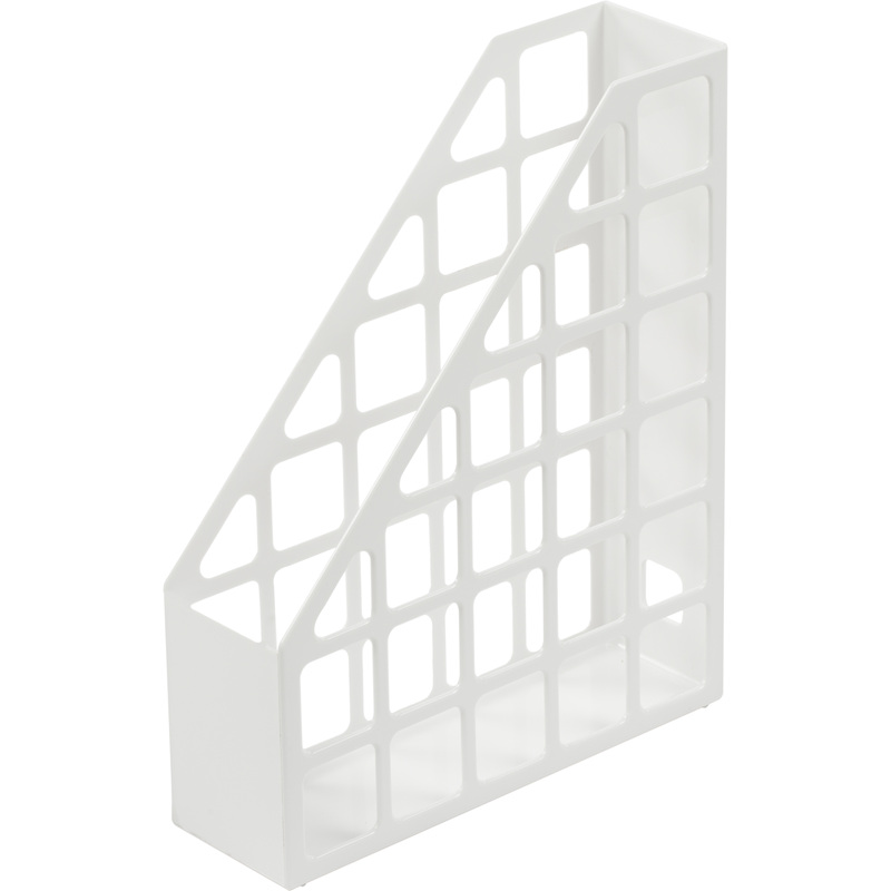 Изображение товара Лоток вертикальный для бумаг 75 мм Attache Line пластиковый белый