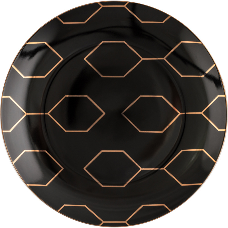 Изображение товара Обеденная тарелка Nadoba Mari Ella фарфор 27 см, стильная посуда для сервировки стола