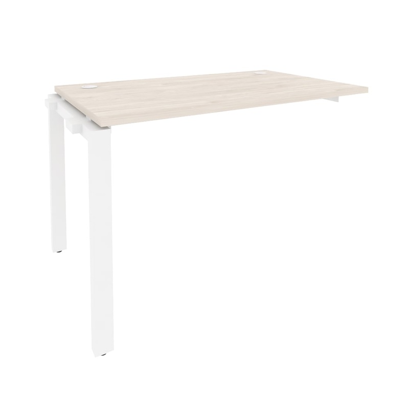 Изображение товара Элемент рабочей станции Onix-П O.MP-1.NRS-2.7 белый и денвер светлый, 1180х720х750 мм