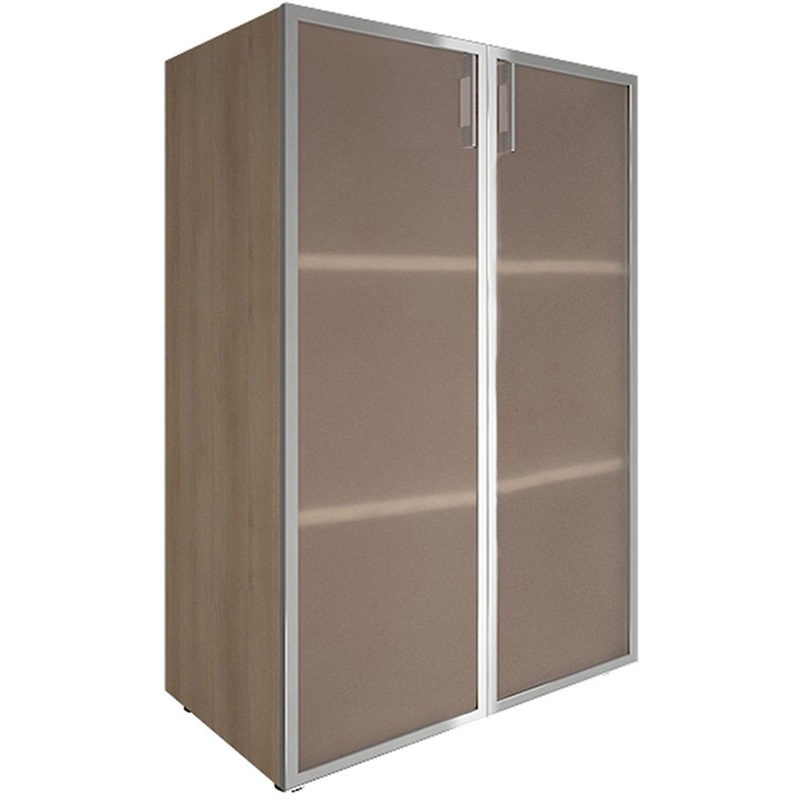 Изображение товара Шкаф для документов LT ST 2.4R с витриной стекло акация лорка 800x450x1195 мм