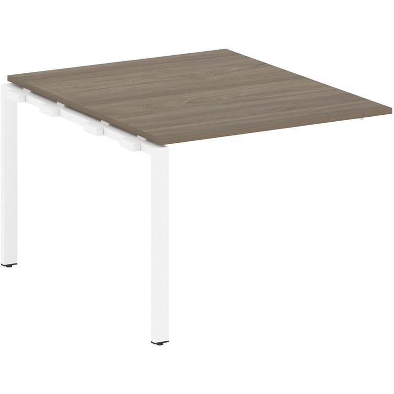 Изображение товара Элемент для стола переговоров Metal System Style БП.ППРГ-1 1000x1235 мм бело-вуковой цвет