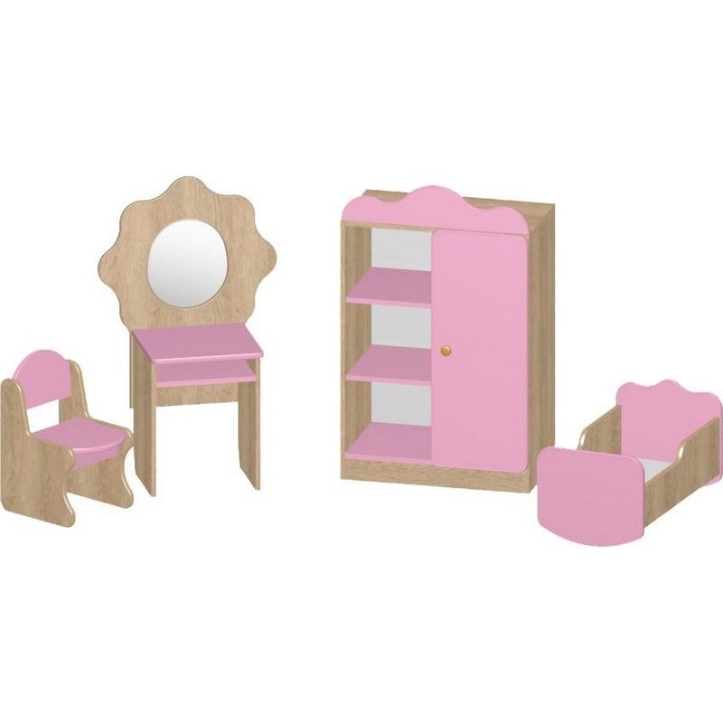 Изображение товара Игровая зона Спальня Кристина МЦ-727 для кукол и игрушек