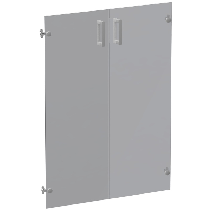 Изображение товара Дверь средняя Аргентум НТ-601.2 Стл стекло графит 780x1180 мм