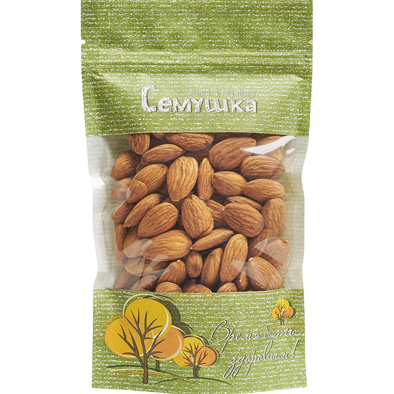 Изображение товара Миндаль Семушка сушеный 120 г натуральный полезный продукт